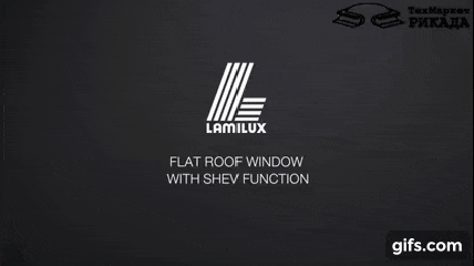 зенитный фонарь со стеклопакетом Lamilux F100 Glass